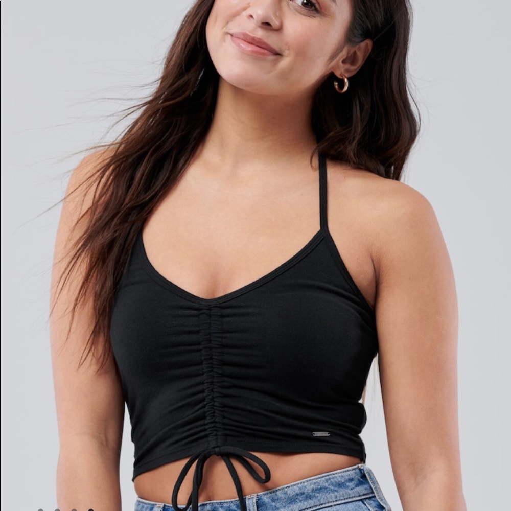 Hollister Must-Have cropped halter top